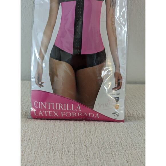NWT Fajas Sthetic Womens 4XL Waist Trainer Corset Latex Shapewear Black  Spandex - Picture 13 of 15